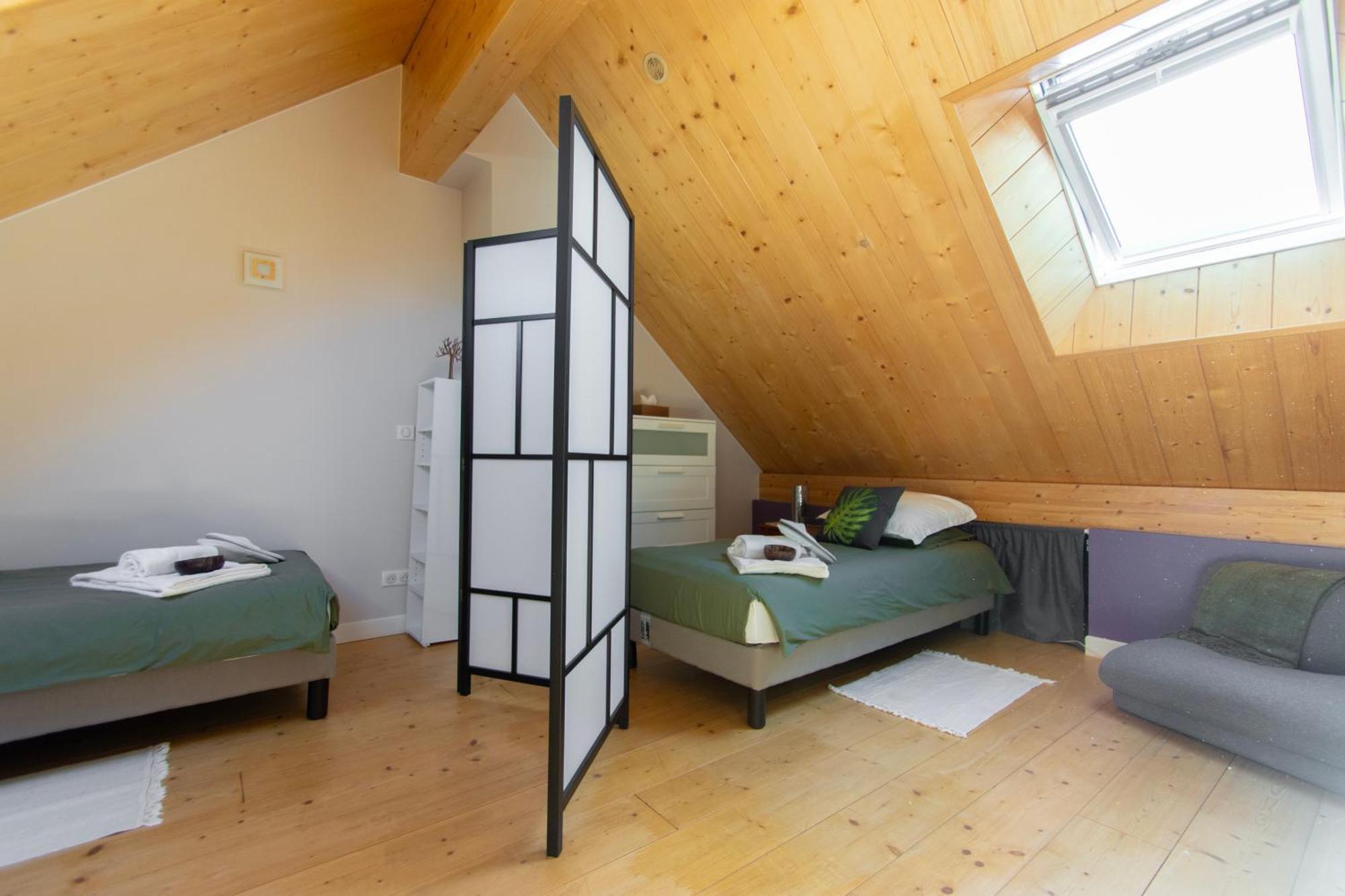 Chalet Like Upstairs Private Suite Étiolles Extérieur photo